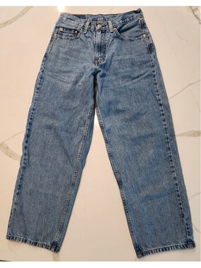 Vintage Levi's 578 Jeans W28 L30 Light Wash Baggy Wide Leg Mom Jeans 90s Y2K